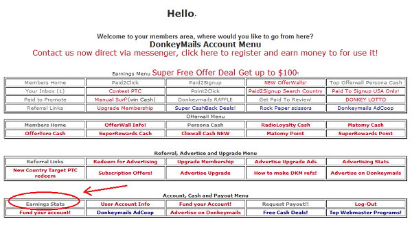 как вывести деньги с Donkeymails
